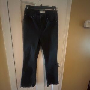 Madewell Black Denim Jeans Cali Boot